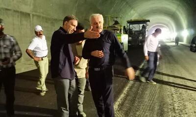 طولانی ترین تونل کرمانشاه در آستانه افتتاح