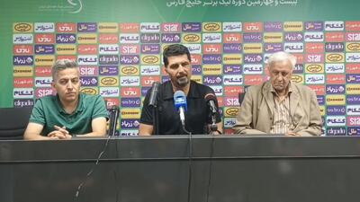 صحبت‌های مجتبی حسینی سرمربی آلومینیوم بعد از بازی با ملوان
