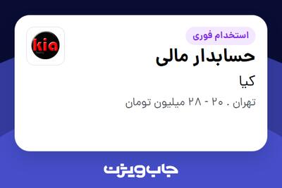 استخدام حسابدار مالی در کیا