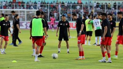 گرم کردن دو تیم پرسپولیس و خیبر - پارس فوتبال