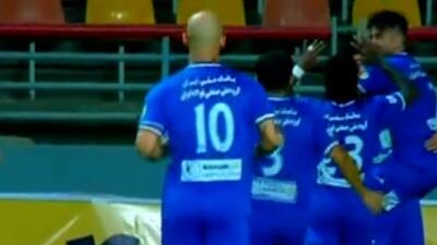 گل اول استقلال خوزستان به فولاد (گل به خودی) - پارس فوتبال