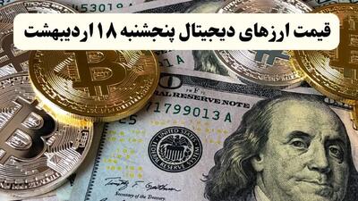 قیمت بیت کوین و قیمت ارزهای دیجیتال امروز پنجشنبه ۱۸ اردیبهشت ماه ۱۴۰۴ + قیمت اتریوم