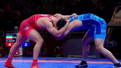 قهرمانی محمدمبین عظیمی در وزن 92Kg - پارس فوتبال