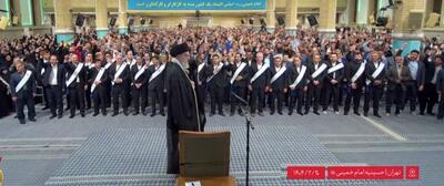 آیت الله خامنه‌ای: ایمنی کارگران باید تامین شود / مخاطب حرف آقای وزیر، خودشان و دولت هستند /ذهن‌ها نباید از مسئله فلسطین منصرف بشود