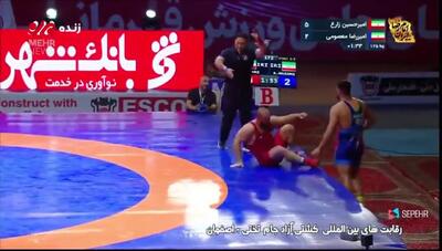 ببینید؛ خلاصه کشتی امیرحسین زارع مقابل امیررضا معصومی