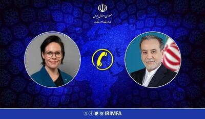 گفت‌وگوی تلفنی عراقچی با وزیر خارجه سوئد