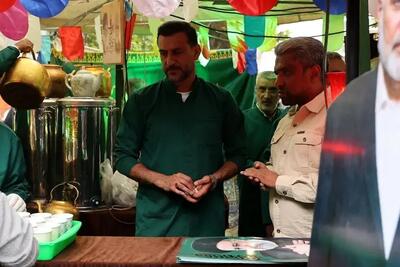 مربی استقلال در ایستگاه صلواتی (عکس)