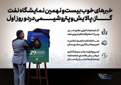 خبرهای خوب بیست‌ونهمین نمایشگاه نفت ایران