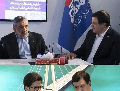 دیدار مدیرعامل بانک ملت با مدیران عامل شرکت های ملی نفت ایران و ملی پالایش و پخش فرآورده های نفتی ایران