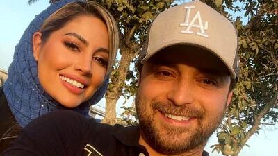 عکس بابک جهانبخش و همسرش در مقبره کوروش