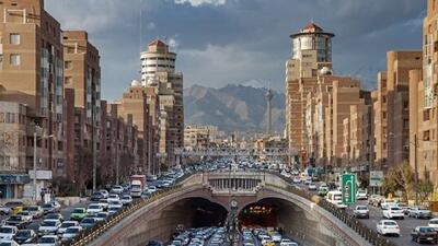 ترافیک صبحگاهی در معابر و بزرگراه‌های شهر تهران