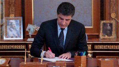 بارزانی: از تصمیم پ.ک.ک برای انحلال و گذاشتن سلاح‌ها بر روی زمین حمایت می‌کنیم