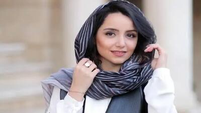 تصویر روز | تیپ عجیب و متفاوت نازنین بیاتی در باشگاه اسب سواری | گلی شی