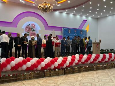۲۵۰ عضو داوطلب فعال هلال احمر ابرکوه یزد تجلیل شدند