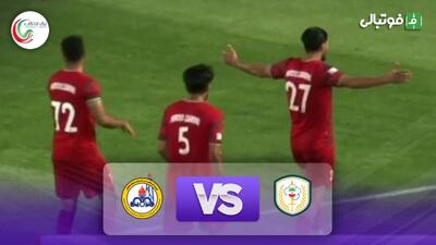 خلاصه بازی نیروی زمینی ۲-۰ نفت مسجدسلیمان