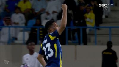 گل اول النصر به الاخدود (آیمن احمد)