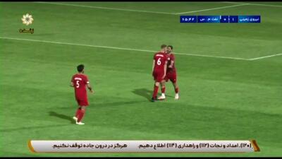 گل دوم نیروی زمینی به نفت مسجدسلیمان (دبل رضا محمدی)