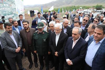 بازدید عارف از عملیات اجرایی طرح انتقال آب ارس به تبریز