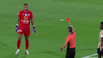 کارت قرمز پائولو ویتور مقابل النصر - پارس فوتبال