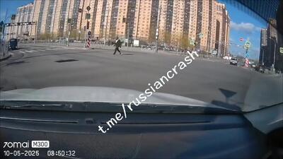 فیلم حادثه تلخ برای موتورسوار بی‌احتیاط