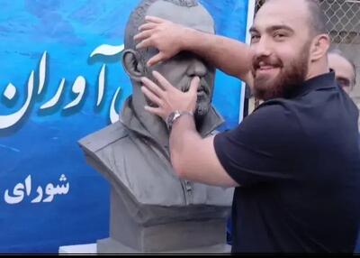 سردیس زارع از روی کشتی‌گیر مغولی ساخته شد!