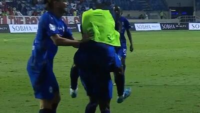 گل اول النصر امارات به شباب الاهلی (توره)