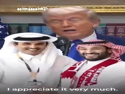 تشکر ترامپ از هواپیمای لوکس اهدایی قطر