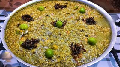 طرز تهیه آش گوجه سبز بدون گوشت چرخ کرده/کاملا اقتصادی