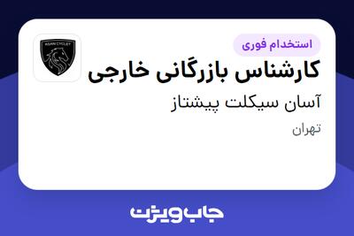استخدام کارشناس بازرگانی خارجی در آسان سیکلت پیشتاز