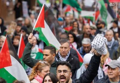عکس/ تظاهرات حمایت از فلسطین در شهر استکهلم