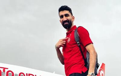کری سنگین علی بیرانوند با شکل جام!