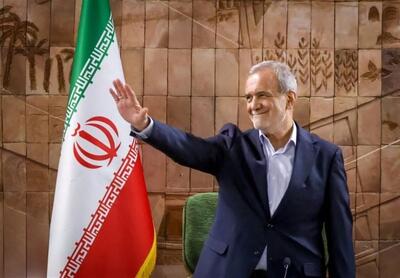 خوش‌وبش پزشکیان با کسبه بازار کرمانشاه