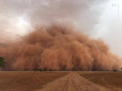 ببینید  | طوفان شدید در جاده قم به اراک