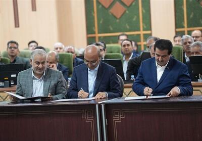 امضای 3  تفاهم‌نامه مهم در حوزه صنعت و سرمایه‌گذاری  کرمانشاه - تسنیم