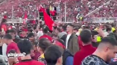 وضعیت ورزشگاه یادگار امام پس از جشن قهرمانی تراکتوری‌ها