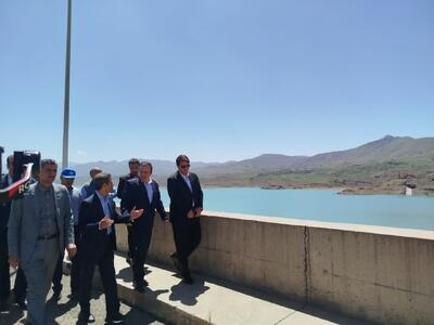بازدید استاندار قزوین از مجموعه سد طالقان
