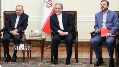 نشست تخت روانچی و غریب‌آبادی با مدیران سیاسی تروئیکای اروپا در استانبول