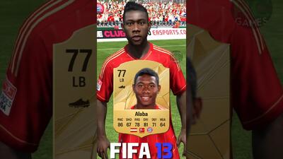 مقایسه ریتینگ و تفاوت ظاهری داوید آلابا از FIFA 11 تا EA FC 25 - پارس فوتبال