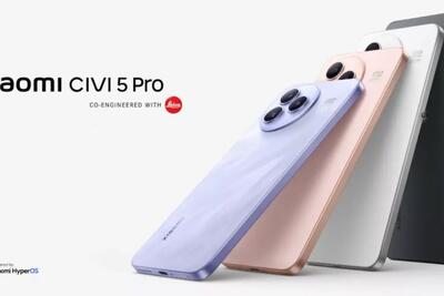 شیائومی Civi 5 Pro با دوربین لایکا و اسنپدراگون 8s نسل ۴ در راه است