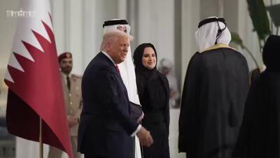 کلیپ دیوان امیری قطر از سفر ۲ روزه ترامپ به دوحه
