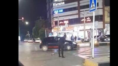 کار متفاوت پلیس بعد از تصادف