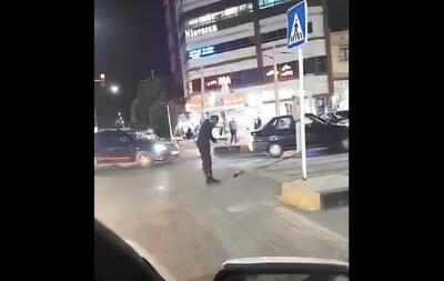 اقدام تحسین‌برانگیز مأمور کلانتری پس از تصادف (فیلم)