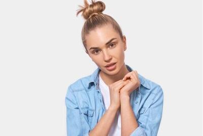 مدل موی گوجه‌ای سه سوته / آموزش بستن مو گوجه‌ای ساده!