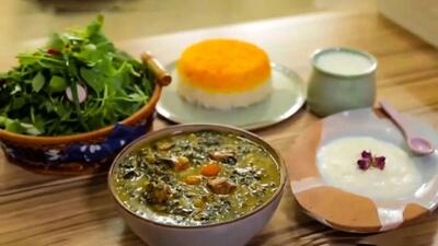 خورش اسفناج قالی؛ یک غذای اقتصادی و خوشمزه |  انصاف نیوز