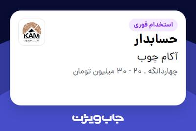 استخدام حسابدار در آکام چوب