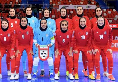 تیم فوتسال بانوان ایران با برتری مقابل چین، جهانی شد - تسنیم