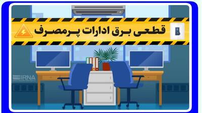 قطع برق ۷۷ اداره و بانک پرمصرف در استان قم