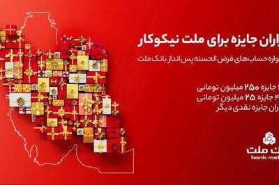 هزاران جایزه براى ملت نیکوکار