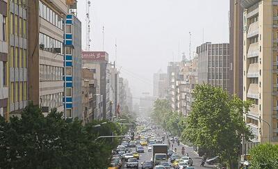 شاخص کیفیت هوای تهران به مرز ناسالم رسید