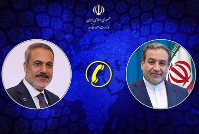گفتگوی عراقچی و وزیر خارجه ترکیه درباره مذاکرات ایران و آمریکا